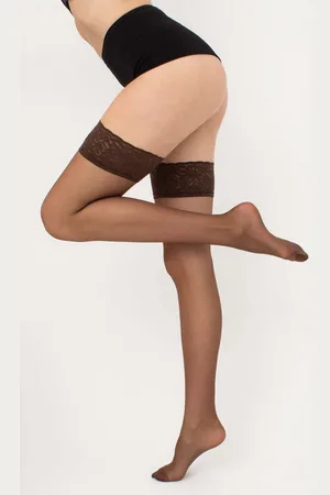 Giulia Hold Up Kousen - Emotion 20 - Hold Up - Stay Up - Hold Up Stockings - Kanten Boord - Zelf Ophoudend - 20 Den - XL/XXL