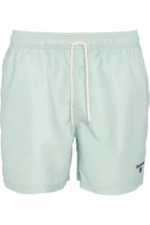 Barbour Zwembroek Men Staple Logo 5 Inch Dusty Mint-XL