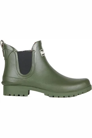 Barbour Regenlaars Women Wilton Olive-Schoenmaat 42