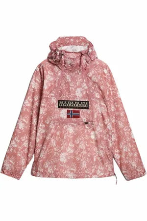 Napapijri Jas x Liberty Unisex Northfarer AOP Pink Fah-XS