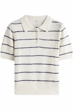 Aspesi Polo Women Mod. 3402 Bianco-Maat 44