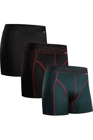 DANISH ENDURANCE Sportonderbroeken Heren - Quick Dry - Sport Boxershorts - 3 pack - Meerkleurig - Maat L