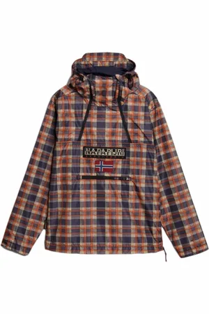 Napapijri Jas x Liberty Unisex Northfarer Check Blue Cab-XXL