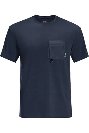 Jack Wolfskin T-Shirt Men Wanderthirst T Night Blue-S