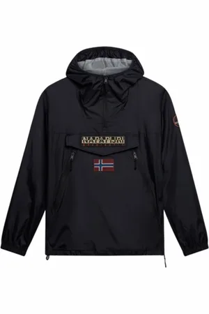 Napapijri Jas Unisex Rainforest Ripstop Anorak V2 Black-XS