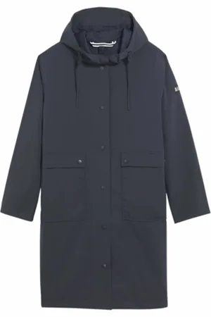 Aigle Jas Women Hooded MTD Long Raincoat Empire-XS