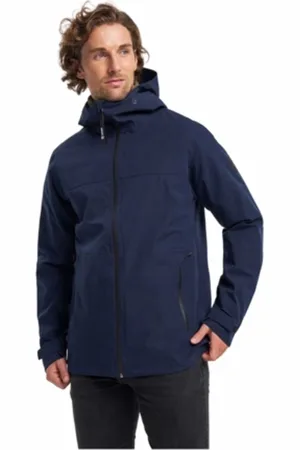Tenson Regenjas Men Dew Point Shell Navy Blazer-S
