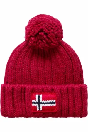 Napapijri Beanie Kids Semiury Red Goji - Maat 21