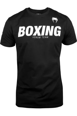 Venum Boxing VT T-Shirt - Katoen - Zwart met wit - M