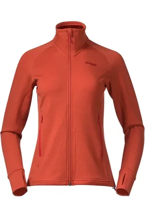 Bergans Vest Women Ulstein Wool Jacket Brick-XS
