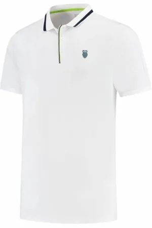 K-Swiss Tennisshirt Men Hypercourt Polo 6 White-M
