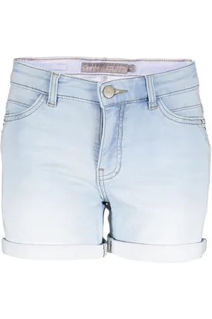 Geisha Zomer short meisjes - jogg - bleached denim