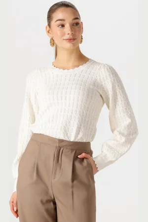 Neo Noir Dito Solid Knit Blouse Truien & vesten Dames - Sweater - Hoodie - Vest- - Maat 40