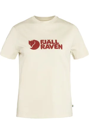 Fjällräven T-Shirt Women Logo Tee Chalk White-M