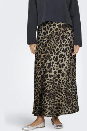ONLY ONLCHIGO ANKEL SATIN SKIRT WVN - Dames - Rokken
