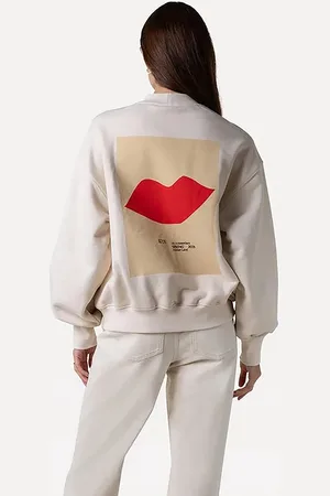 ANOTHER LABEL Jaxy Kiss Sweat L/s Truien & vesten Dames - Sweater - Hoodie - Vest- - Maat S