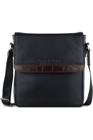 Bugatti Schoudertas Corso DeLuxe Shoulderbag With Flap Zwart