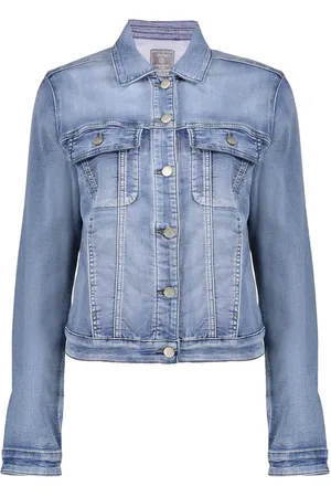 Geisha Jas Jeans Jacket 55002 10 Mid Blue Denim Dames Maat - XXL