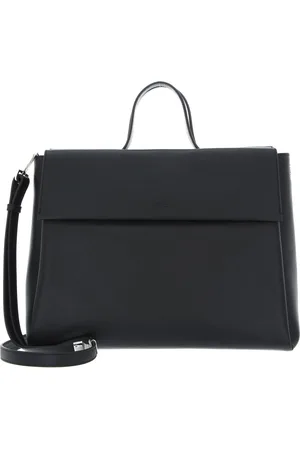 Bree Leren Handtas Schoudertas Pure 8 Large Shopper Zwart