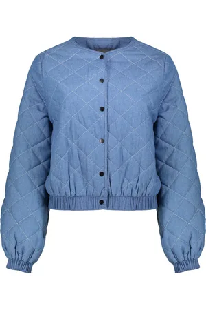 Geisha Jas Jas Met Vierkante Stiksels 55063 21 Blue Dames Maat - XS