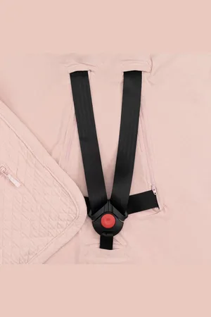 Bemini Voetenzak - Biside 0-12m - Quilted + Jersey - Blush
