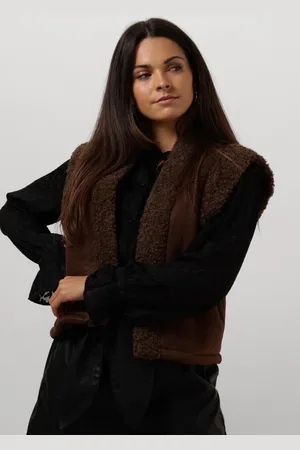 POM Amsterdam Gilet - Lammy Brown Blazers Dames - - Maat 42