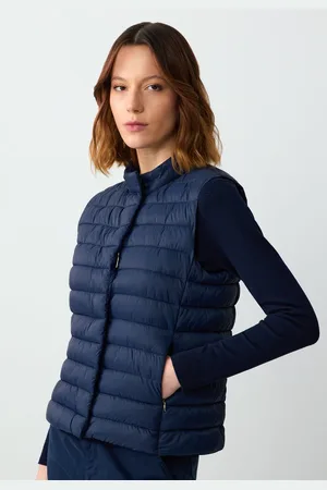 Jimmy Key Mouwloos Opblaasbaar Vest Met Rits Detail