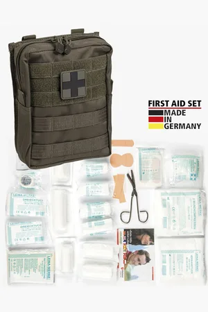 Mil-tec EHBO Set Pro Molle Pouch 43-delig olive