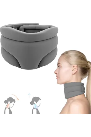 Merkloos Nek brace - Neck Braces For Neck Pain - 1Stuks Cervicale kraag - Neksteun - Halskraag - Unisex - Nekklachten - Beter slapen - Nekkraag - Nek Tractie - Nekverwarmer - Nekband - Zachte kraag voor slapen
