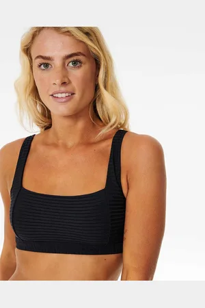 Rip Curl Premium Surf D-dd Crop Bikinitop Zwart XS Vrouw
