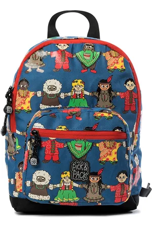 Pick & Pack Rugzak Peace - Cute Peace Backpack S blue multi