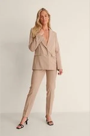 NA-KD Basic Oversize Dames Blazer - Maat EU 38