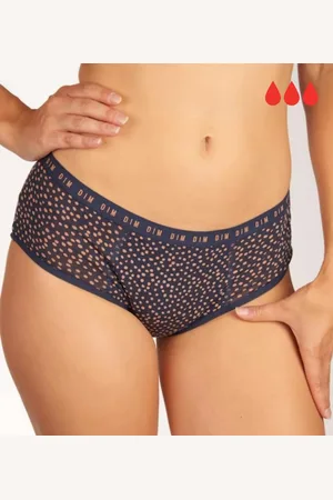Dim Protect Menstruatie short - - maat 42/44 (42-44) - Dames Volwassenen - Katoen/elastaan- 0AYB-A83-42-44