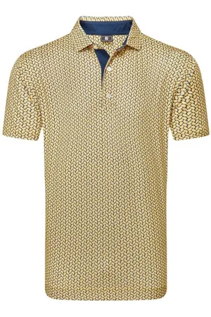 FootJoy Stretch Lisle Citrus Print Heren Taxi Navy