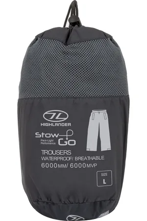 Highlander Stow & Go Waterproof Regenbroek Senior - Maat XL