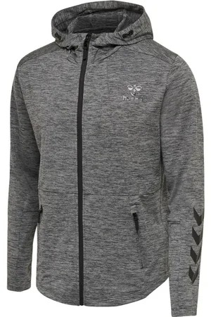 Hummel Zip -Hoodie Hmlaston Zip Hoodie Dark Grey Melange-S