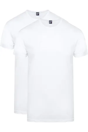 Alan Red Derby Heren T-shirt Extra Lang Rond 2-Pack - M
