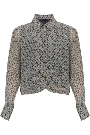 Frankie & Liberty Meisjes blouse - Kimmy - Off multi print
