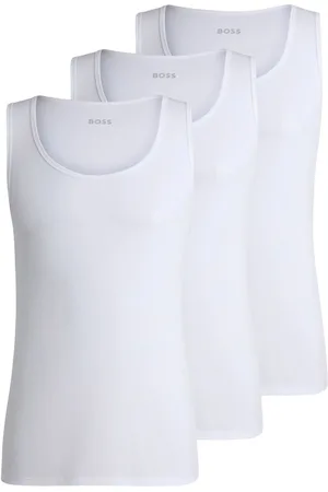 HUGO BOSS Tanktop Rib Classic (3-pack) Heren - Maat XL