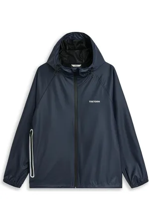 Tretorn Donkerblauw met zwarte broek ademende regenpak Packable Rainbreaker van M