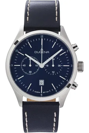 DUGENA Herenhorloges quartz analoog One Size Blauww 32019401