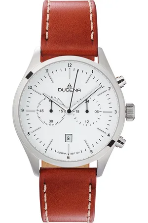 DUGENA Herenhorloges quartz analoog One Size Bruin 32019401
