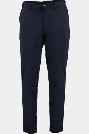 Born with Appetite Wollen Pantalon DAS drawstring trouser 24104DA32/290 navy