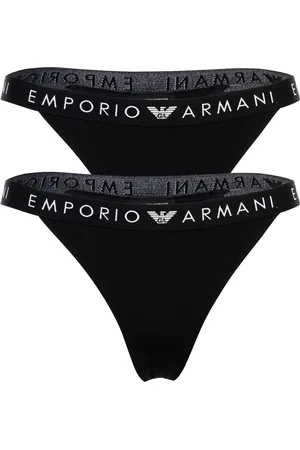 Emporio Armani String ICONIC LOGOBAND 2 PACK T-THONG Set van 2