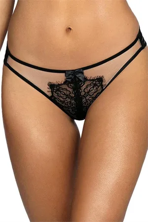Axami Verleidelijke en sensuele string in -beige Maat L