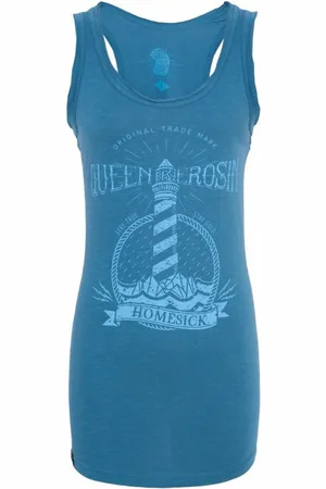 Queen Kerosin King Kerosin Female Shirt Homesick Longtop Blue-L