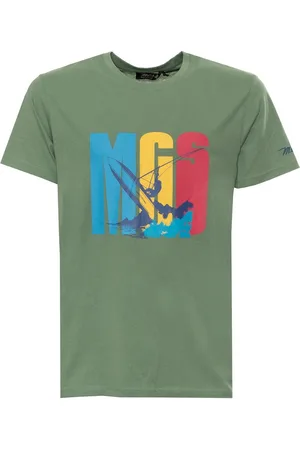 MCS T-shirt - 10BTS003-L2301-SAGE-GM - Heren - M