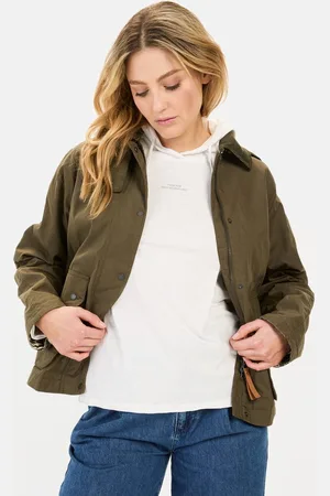 Camel Active Blouson met corduroy kraag - Maat womenswear-38 - Donker Khaki