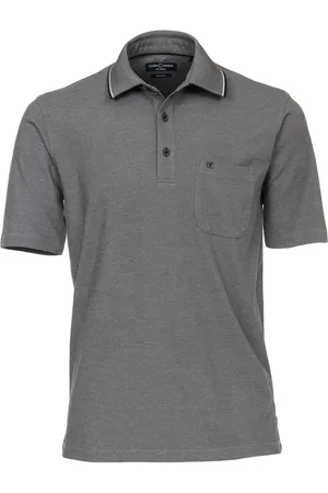 Casa Moda Polo Donkergrijs - Maat 3XL - Heren