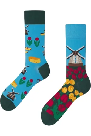 Many Mornings Unisex sokken - Dutch Tulips - Unisex - Maat: 43 - 46